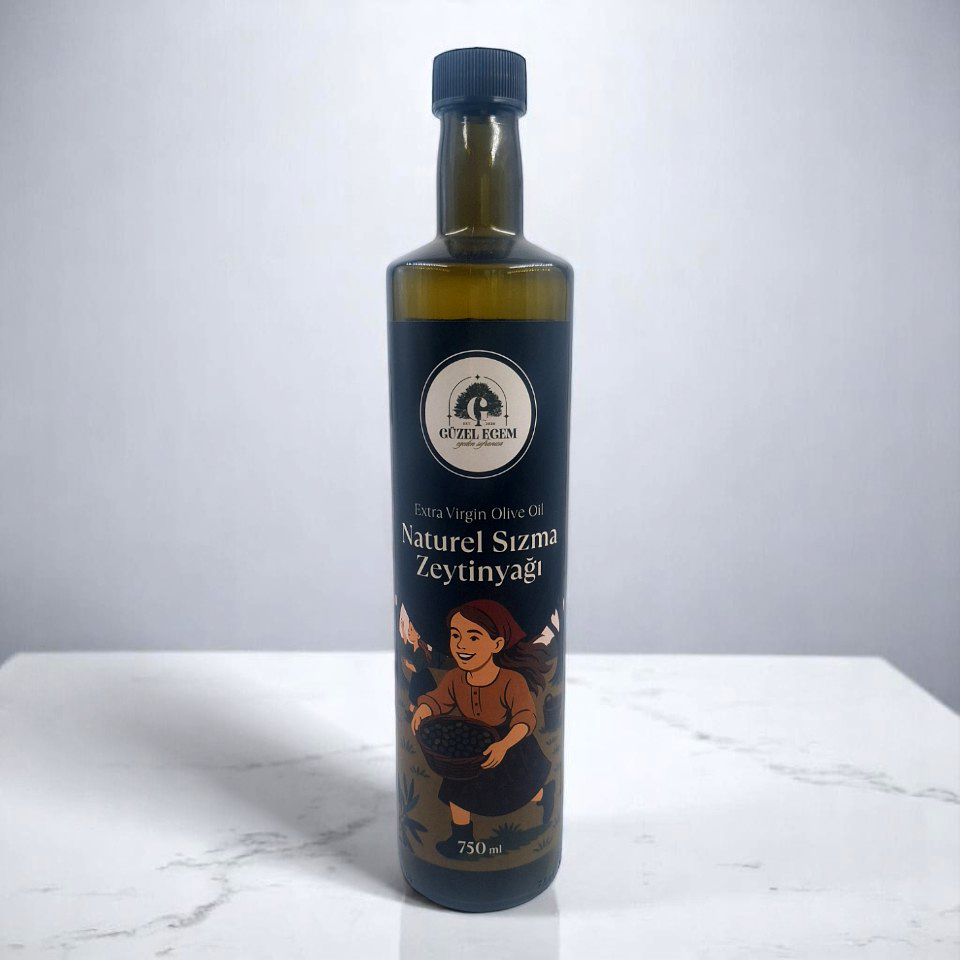 Soğuk Sıkım Natural Sızma Zeytinyağı 750 ml