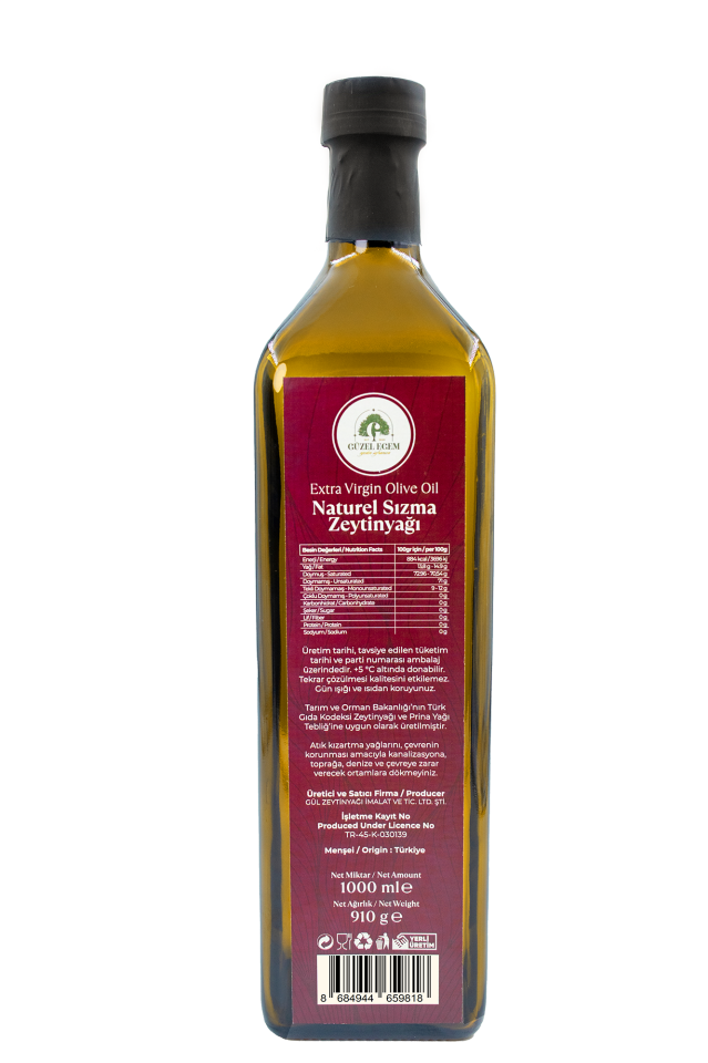 Güzel Egem  Natural Sızma Zeytinyağı 1 Lt